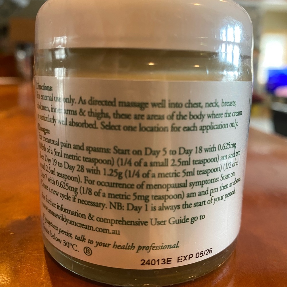 Anna's Wild Yam Cream - Picture 3 of 5